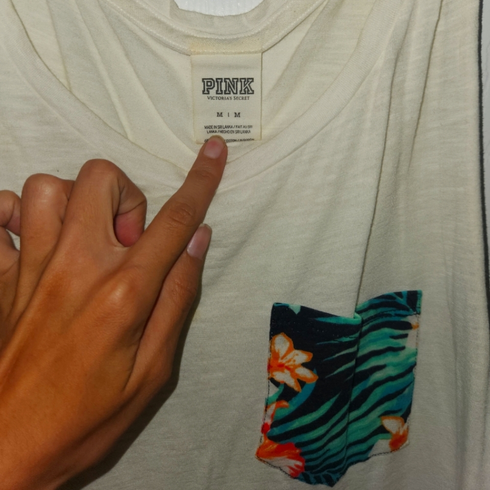 PINK Brand Hawaiin Flowers Tank Top